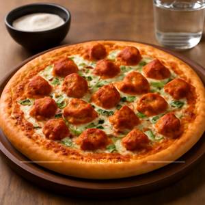 Tikka Pizza Chicken With Coke