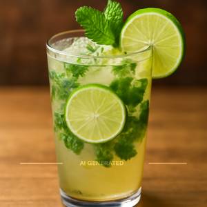 Fresh lime mojito