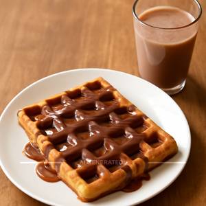 Belgian Chocolate Milk Waffle