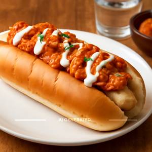 Chicken Makhani Hot Dog