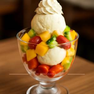 Fresh Fruit Sundae