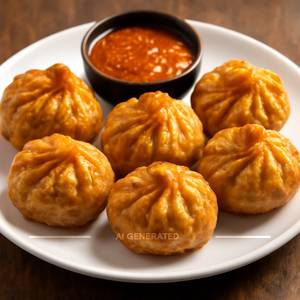Chicken Fried Momos [6 Pieces]