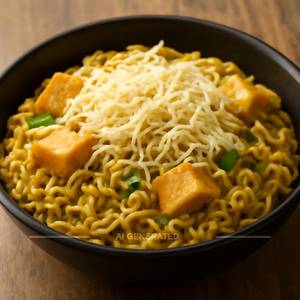 Cheese paneer maggi