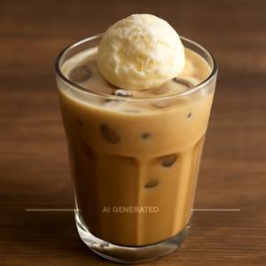 Cold Coffee With Ice Cream