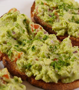 Guacamole On Toast
