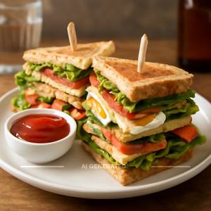 Veg Club Sandwich