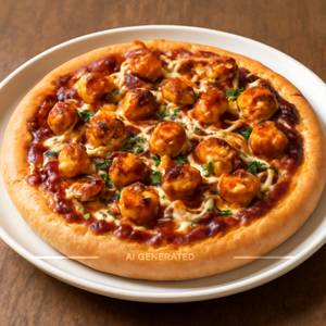Barbeque Paneer Pizza [7 Inches]
