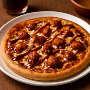 Barbeque chicken pizza