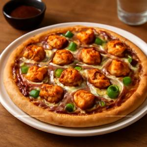 Barbeque Paneer Pizza