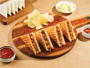 Paneer Tikka Sandwich Grilled