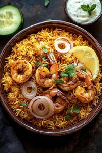 Prawns Biryani