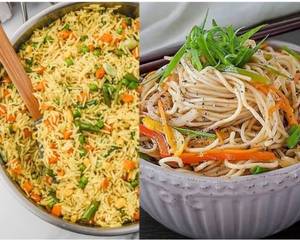 Vegetable Rice And Noodles