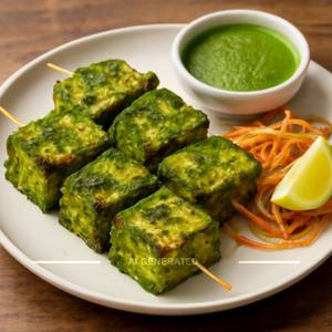 Paneer hariyali tikka