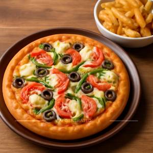 Veg Loaded Pizza Fish Frise