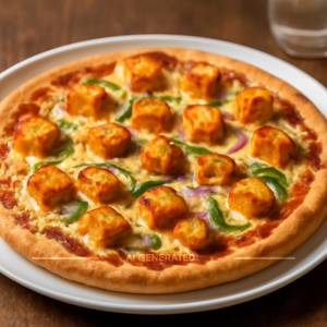 Paneer cheese pizza