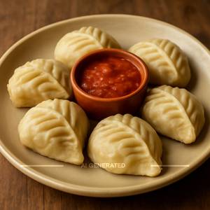 Veg Steamed Momos [6 Pieces]