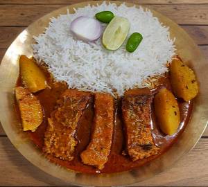 Fish Gravy [1 Piece] With Rice