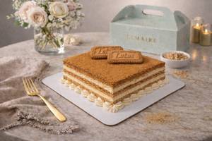 Golden Biscoff Bliss Celebration Cake