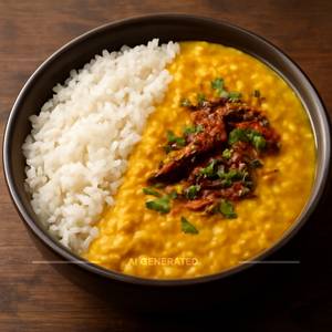 Dal Tadka Rice Bowl