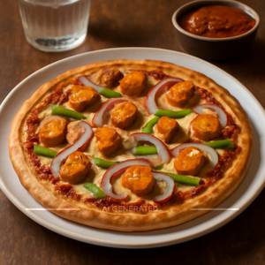 Schezwan paneer pizza
