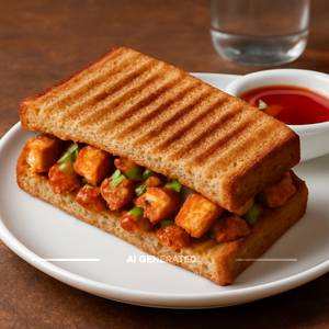 Chilli Paneer Sandwich