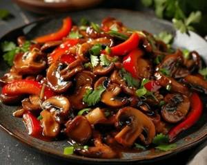Mushroom In Oyster Chilli Sauce