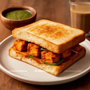 Paneer tikka sandwich