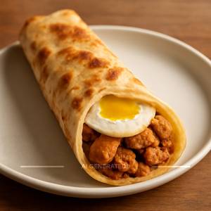 Double Egg Chicken Roll