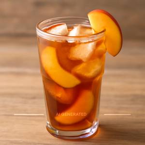 Peach iced tea                                         