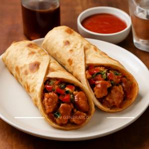 Chilli Chicken Rolls