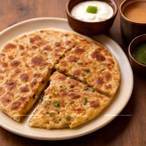 Aloo Pyaaz Paneer Paratha