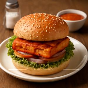 Peri Peri Paneer Burger