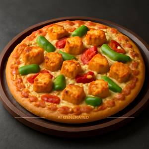 Spicy Paneer Pizza [Medium]