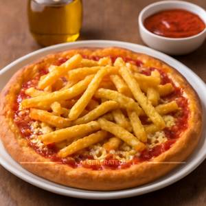 French Fries Pizza