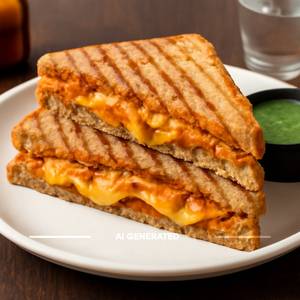 Schezwan cheese sandwich