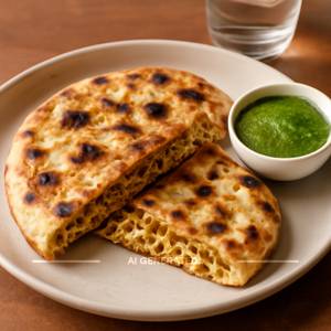 Paneer Stuffed Kulcha