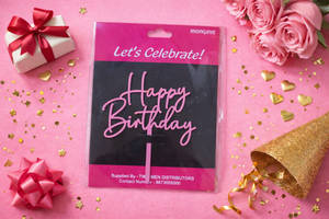 Happy Birthday Cake Topper - Tmd 006