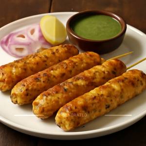 Cheese Corn Seekh Kebab