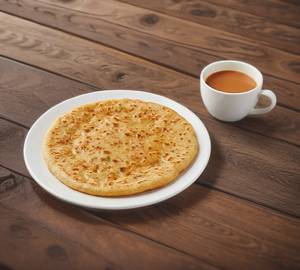 2 Aloo Paratha with 3 Cup Tea