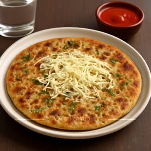 Cheese Chilli Garlic Paratha