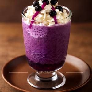 Blackcurrant falooda