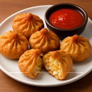 Fried Cheese Corn Momos