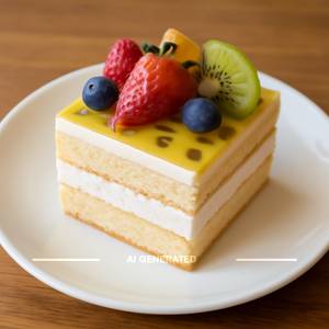 Fresh fruit cake                                                          