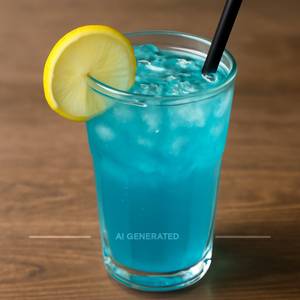 Blue Lagoon Mocktail