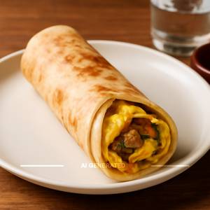 Egg Omelette Wrap