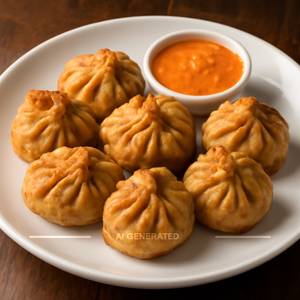 Veg fried momo
