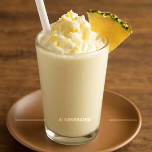 Pineapple Ice Cream Shake