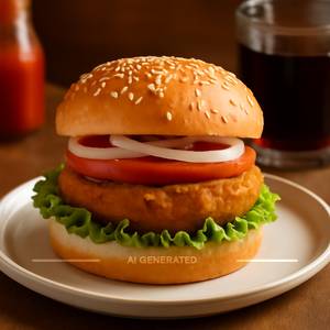 Crispy Aloo Tikki Burger