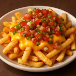 Salsa Cheese Fries