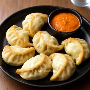 Cheesy momos